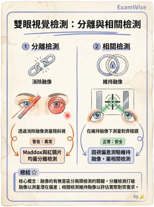驗光師 - 固視偏差與雙眼視覺評估 - AI 圖文解析預覽