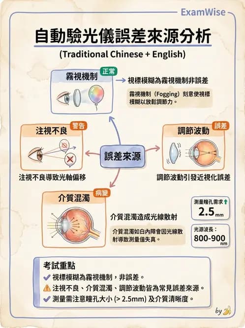 驗光師 - 自動驗光儀與角膜弧度儀 - AI 圖文解析預覽