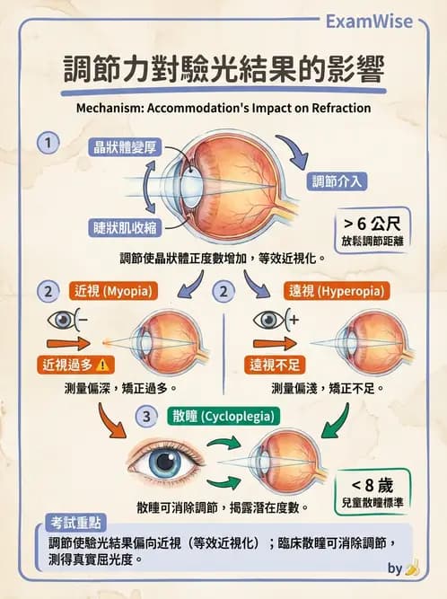 驗光師 - 視網膜檢影法 - AI 圖文解析預覽