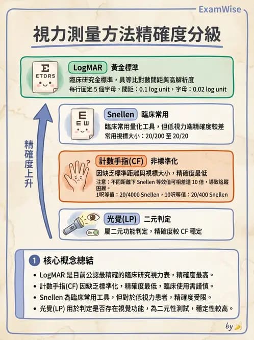 驗光師 - 視力表與視力量測 - AI 圖文解析預覽