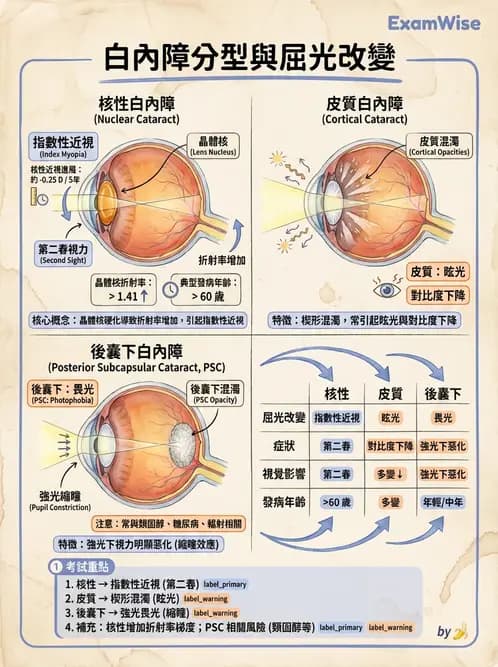 驗光師 - 水晶體疾病 - AI 圖文解析預覽