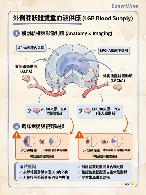 驗光師 - 視覺神經傳導系統 - AI 圖文解析預覽