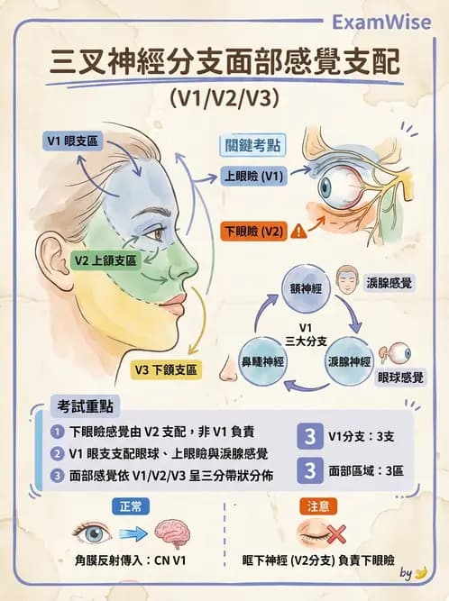 驗光師 - 眼部反射弧與自主神經調控 - AI 圖文解析預覽