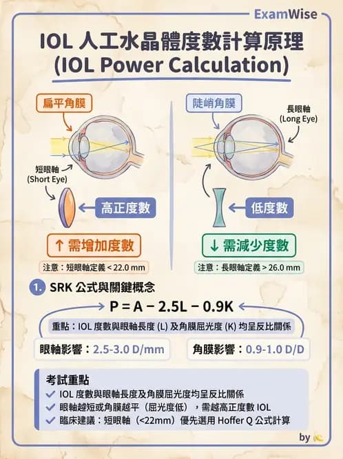 驗光師 - 水晶體與玻璃體 - AI 圖文解析預覽