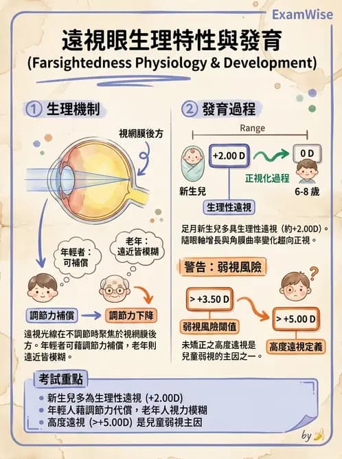 驗光師 - 眼球屈光系統基本原理 - AI 圖文解析預覽