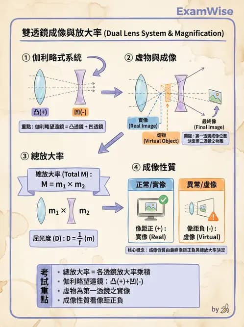 驗光師 - 鏡片放大率、材質與特殊鏡片 - AI 圖文解析預覽