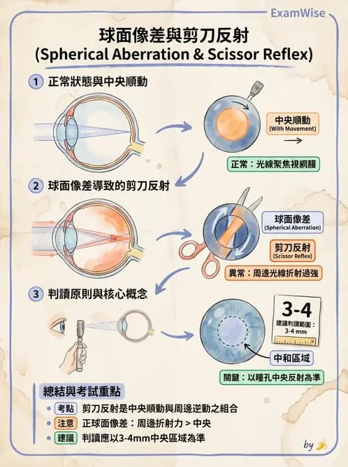 驗光師 - 視網膜檢影法 - AI 圖文解析預覽