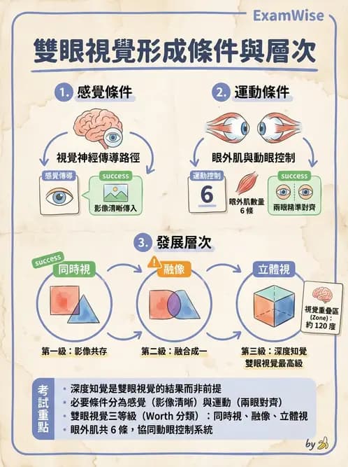 驗光師 - 調節功能與立體視融像評估 - AI 圖文解析預覽