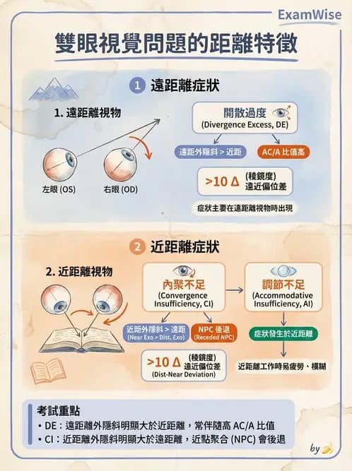 驗光師 - 水平聚散功能異常 - AI 圖文解析預覽