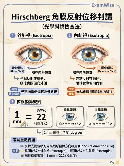 驗光師 - 眼外肌運動與眼位初步檢查 - AI 圖文解析預覽