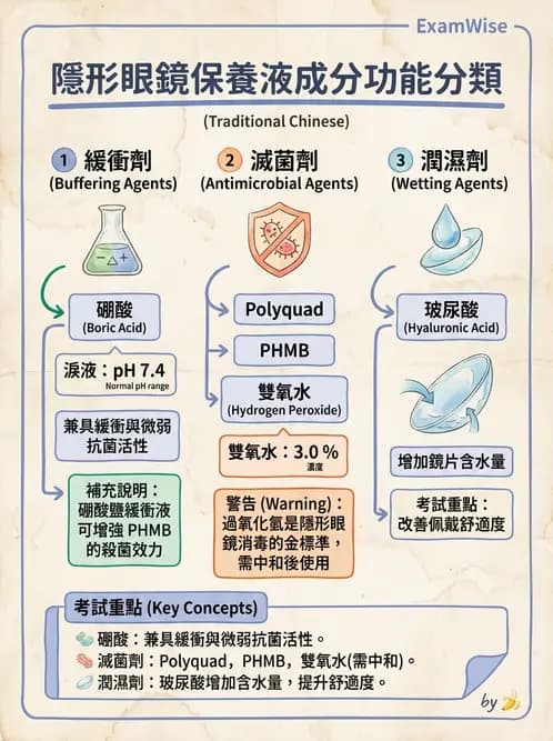 驗光師 - 隱形眼鏡護理 - AI 圖文解析預覽