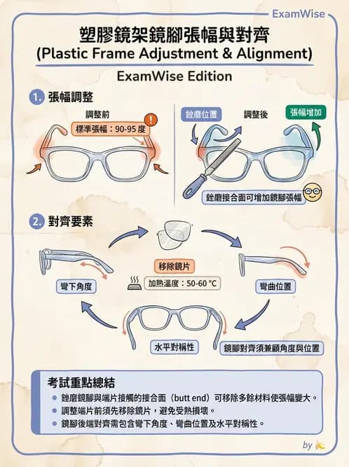驗光師 - 鏡架配適與調整 - AI 圖文解析預覽