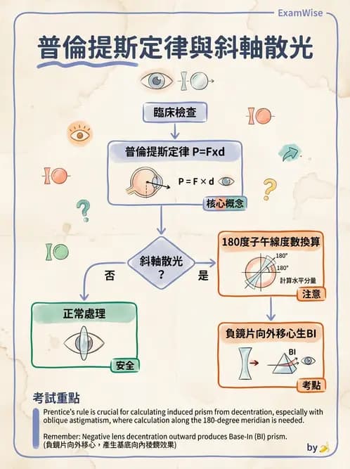 驗光師 - 稜鏡效應與移心計算 - AI 圖文解析預覽