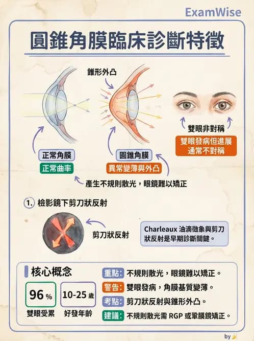 驗光師 - 角膜退化疾病與眼表問題 - AI 圖文解析預覽