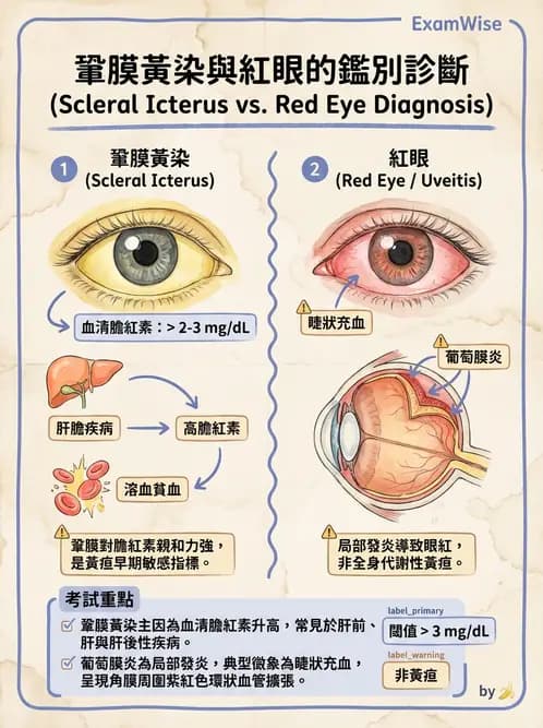 驗光師 - 血管阻塞、甲狀腺眼疾與其他全身性眼病變 - AI 圖文解析預覽