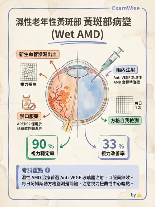 驗光師 - 老年性黃斑部及眼部退化疾病 - AI 圖文解析預覽