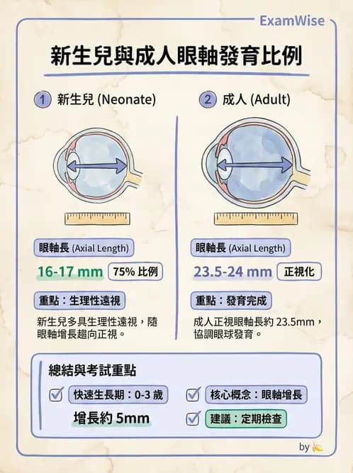 驗光師 - 眼球胚胎發育 - AI 圖文解析預覽