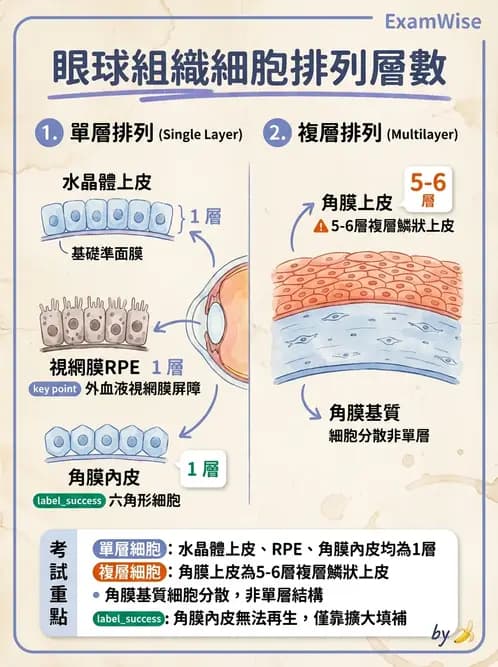 驗光師 - 眼球外層構造 - AI 圖文解析預覽