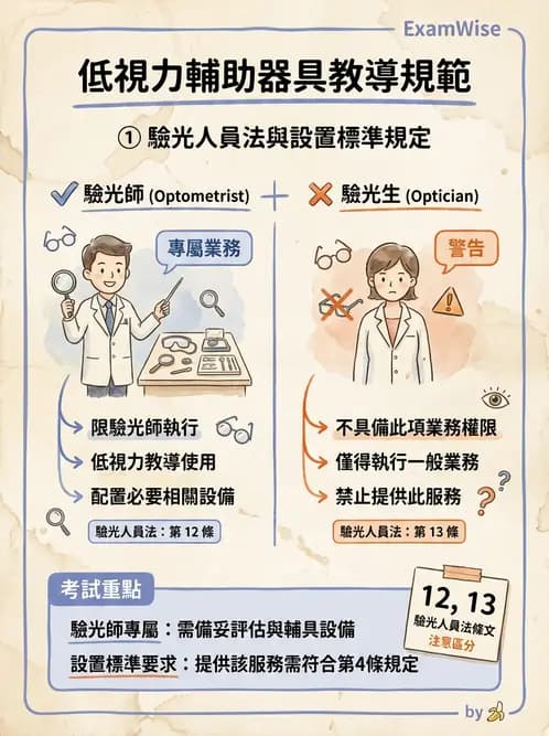 驗光師 - 業務範圍與轉介 - AI 圖文解析預覽