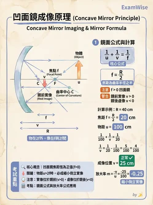 驗光師 - 散光焦線、面鏡與屈光不正成像 - AI 圖文解析預覽