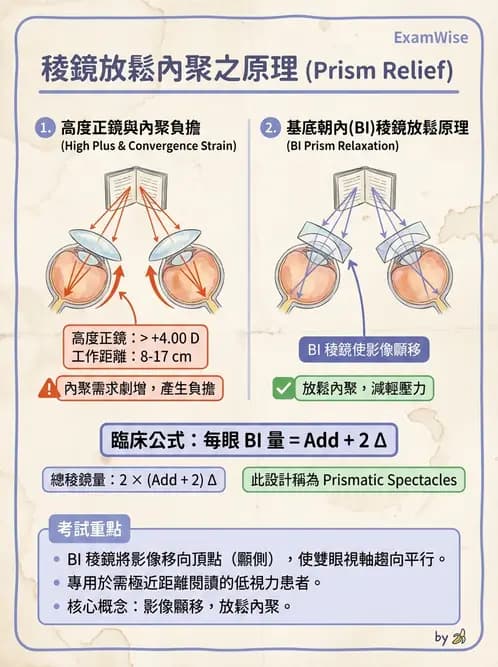 驗光師 - 稜鏡臨床應用 - AI 圖文解析預覽
