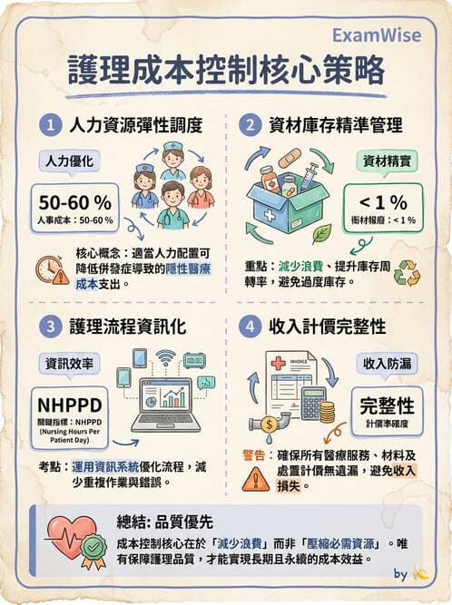 護理師 - 成本預算管理 - AI 圖文解析預覽