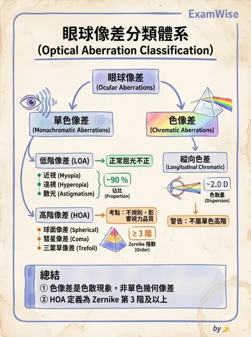 驗光師 - 屈光不正與近視遠視 - AI 圖文解析預覽