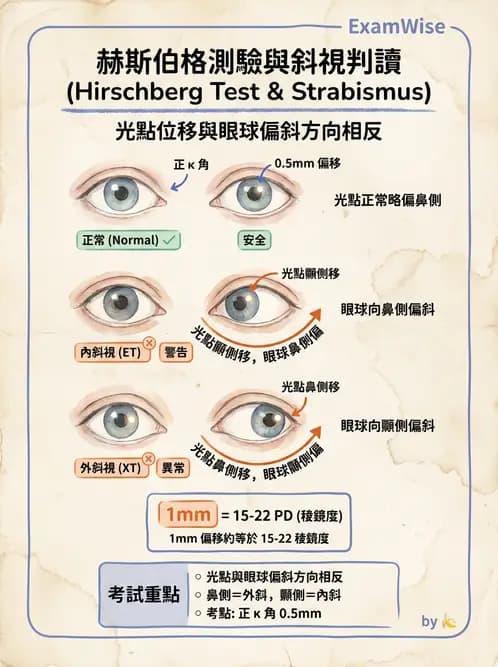 驗光師 - 眼外肌運動與眼位初步檢查 - AI 圖文解析預覽
