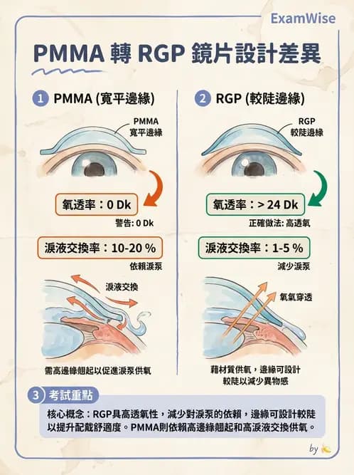 驗光師 - 硬式隱形眼鏡驗配與螢光判讀 - AI 圖文解析預覽