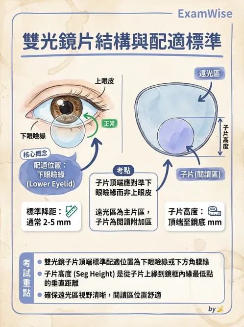 驗光師 - 雙光鏡片 - AI 圖文解析預覽