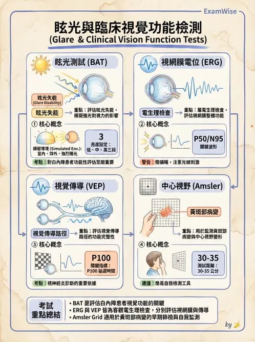 驗光師 - 功能性評估、對比敏感度與色覺 - AI 圖文解析預覽