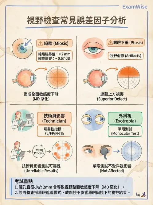 驗光師 - 視野評估與特殊族群檢查 - AI 圖文解析預覽