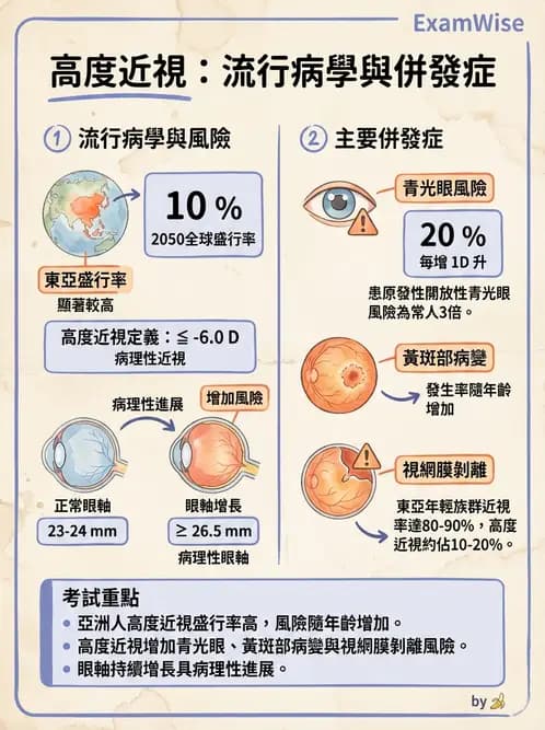 驗光師 - 近視併發症 - AI 圖文解析預覽
