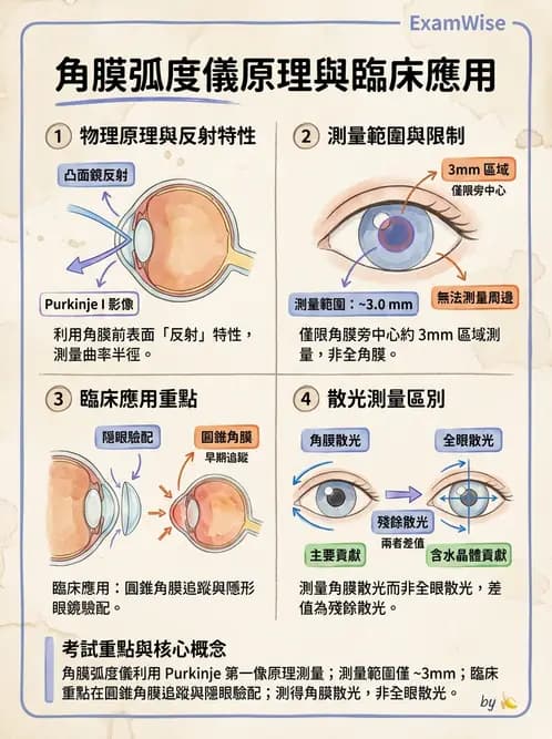 驗光生 - 角膜弧度與地形圖檢查 - AI 圖文解析預覽