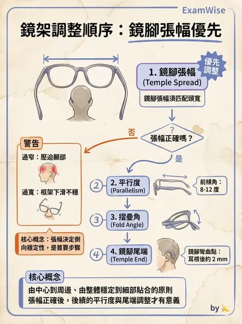 驗光生 - 鏡架調整與裝配實務 - AI 圖文解析預覽