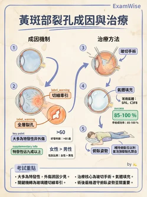 驗光生 - 視網膜與玻璃體疾病 - AI 圖文解析預覽
