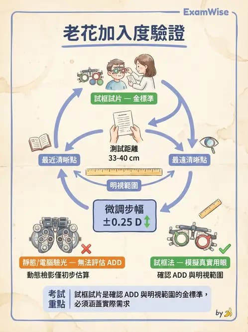 驗光生 - 近用加入度評估與處方計算 - AI 圖文解析預覽