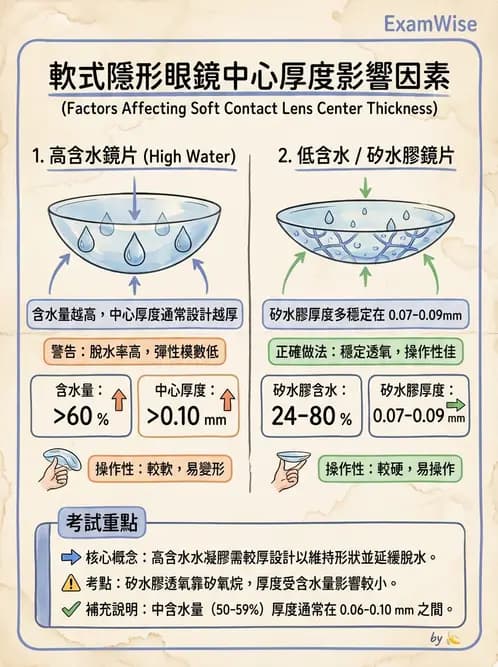 驗光生 - 鏡片設計、結構與臨床選用 - AI 圖文解析預覽