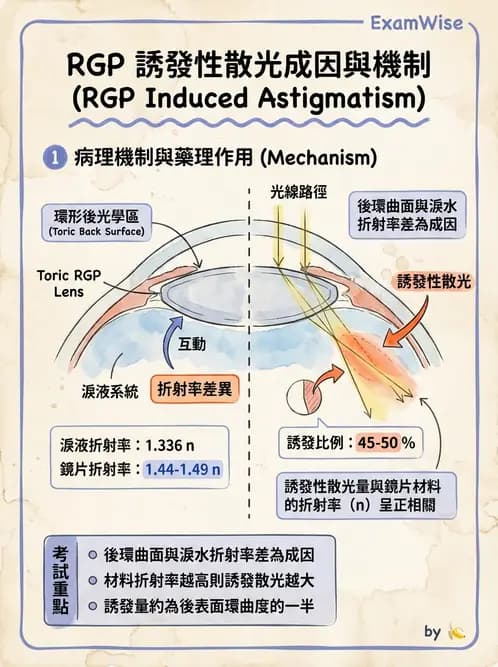 驗光生 - 散光分析、鏡型選擇與軟式散光驗配 - AI 圖文解析預覽