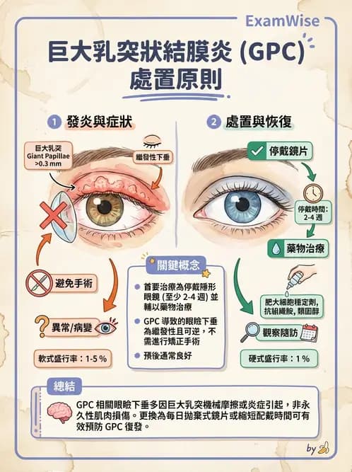 驗光生 - 硬式隱形眼鏡螢光染色評估與特殊臨床適應症 - AI 圖文解析預覽