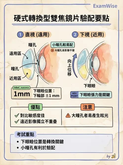 驗光生 - 老花隱形眼鏡臨床驗配與問題排解 - AI 圖文解析預覽