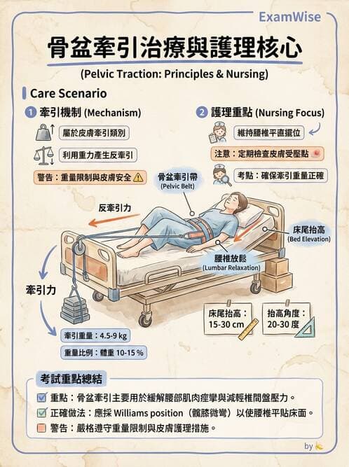 護理師 - 骨折與牽引護理 - AI 圖文解析預覽