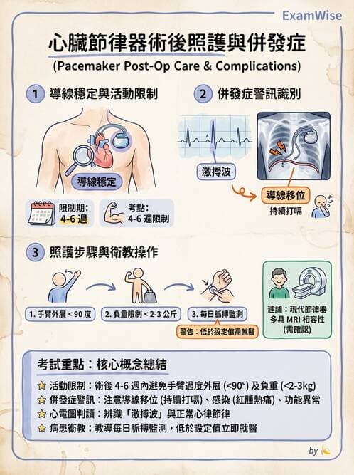 護理師 - 心臟衰竭與心律不整 - AI 圖文解析預覽