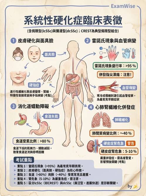 護理師 - 自體免疫疾病與過敏反應 - AI 圖文解析預覽