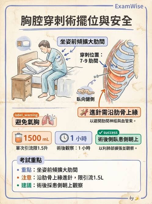 護理師 - 呼吸衰竭與胸腔護理 - AI 圖文解析預覽