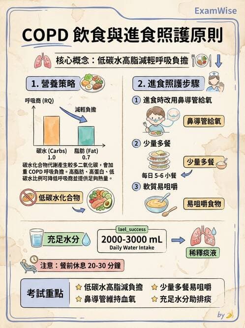護理師 - COPD與氣喘 - AI 圖文解析預覽