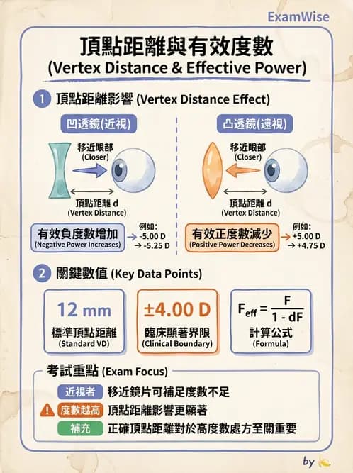驗光生 - 屈光不正基礎:近視、遠視與視網膜影像 - AI 圖文解析預覽