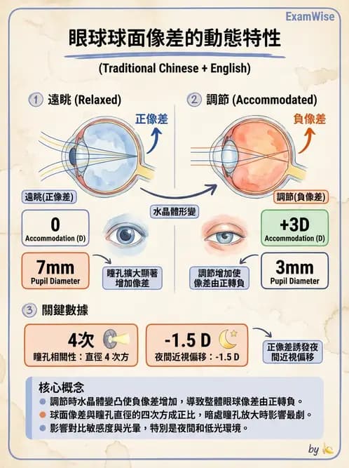 驗光生 - 偏振光、色散與色像差 - AI 圖文解析預覽