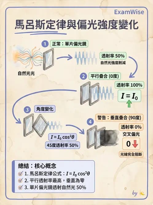 驗光生 - 偏振光、色散與色像差 - AI 圖文解析預覽