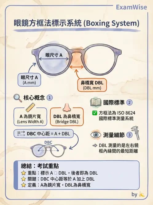 驗光生 - 鏡架材料、規格測量與特殊用途眼鏡 - AI 圖文解析預覽